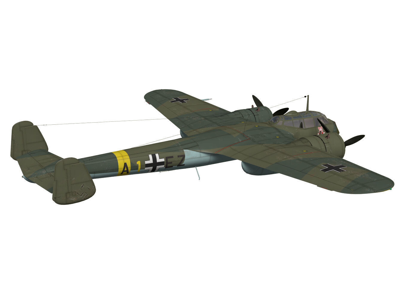 Dornier Do17 Z-2 3D model_5