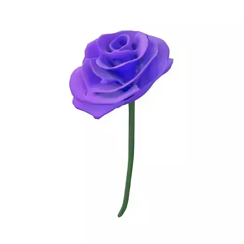 Rose v1 004 Low-poly 3D model