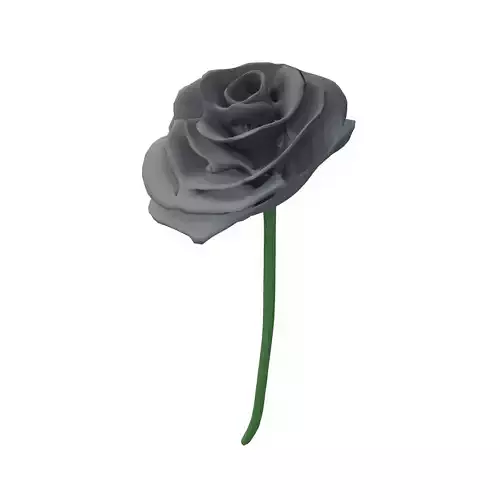Rose v1 005 Low-poly 3D model
