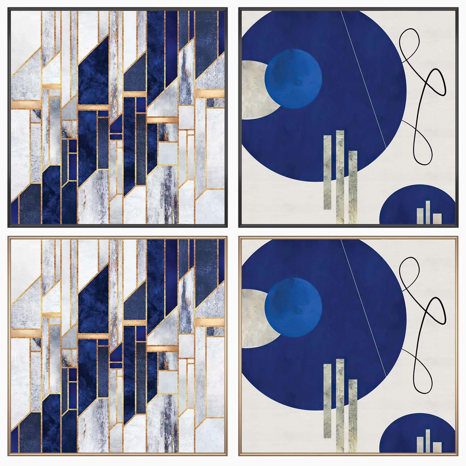 Wall Art Set 4366 3D model_1