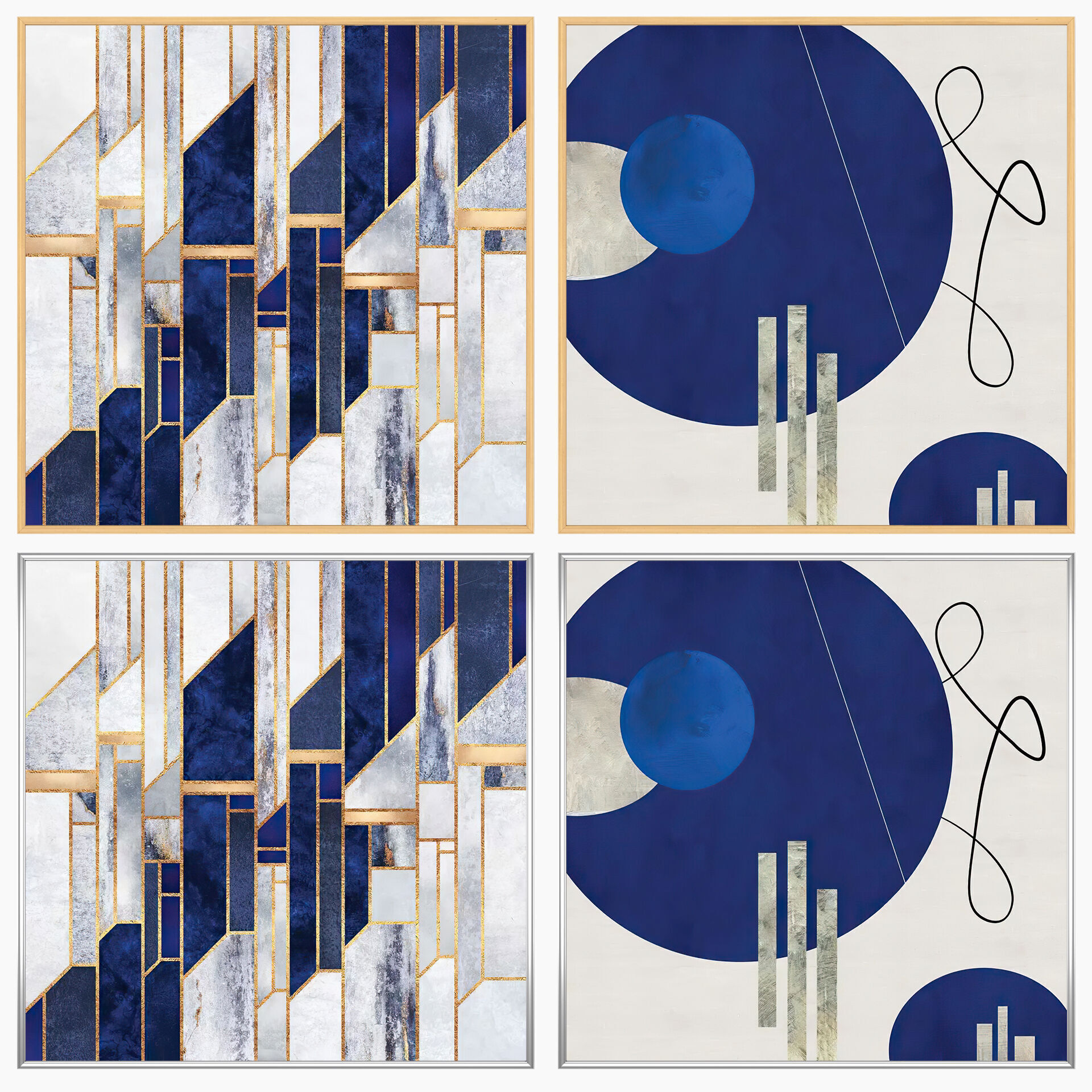 Wall Art Set 4366 3D model_2