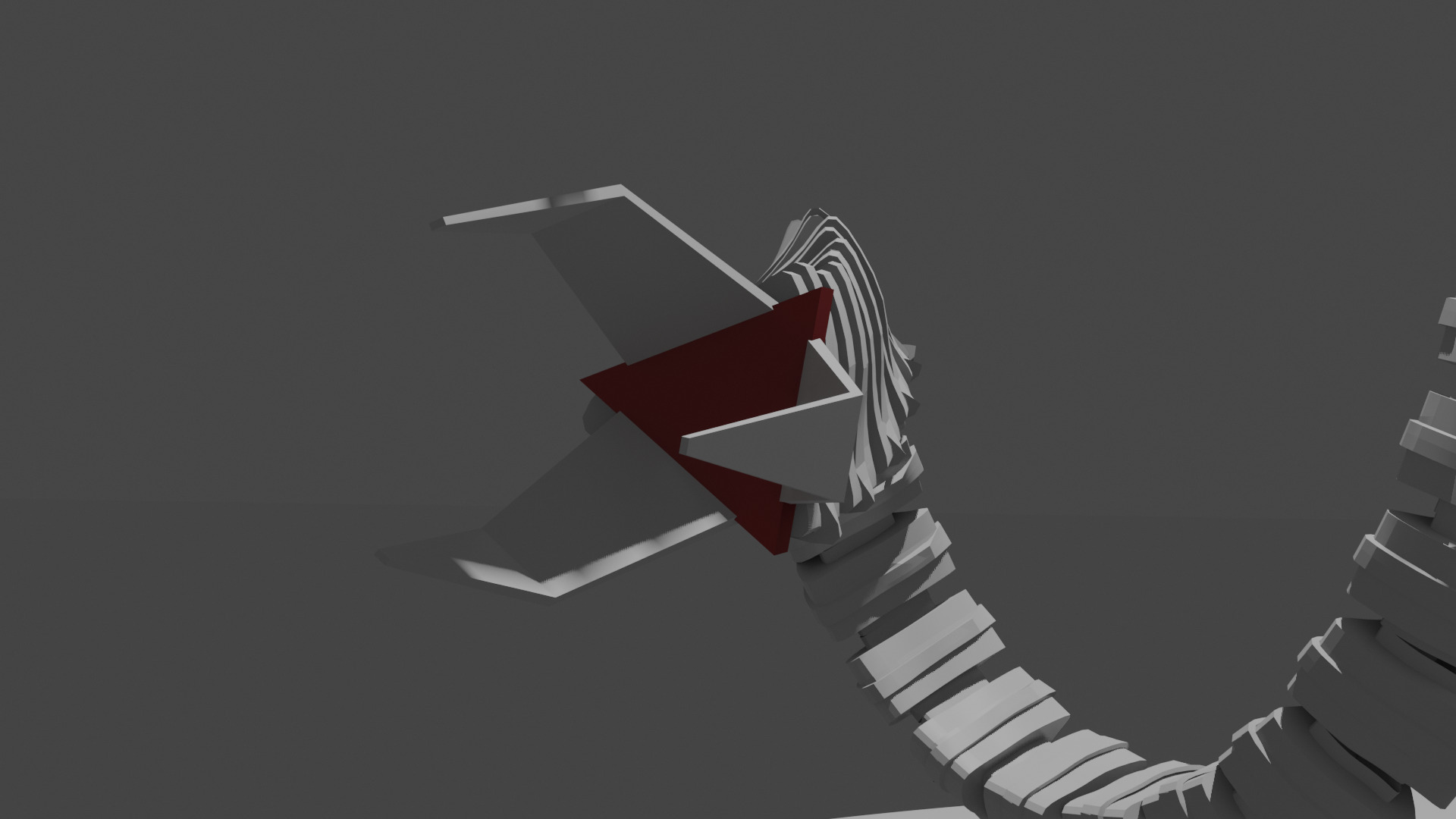 Robotic Arms Man  3D model_4