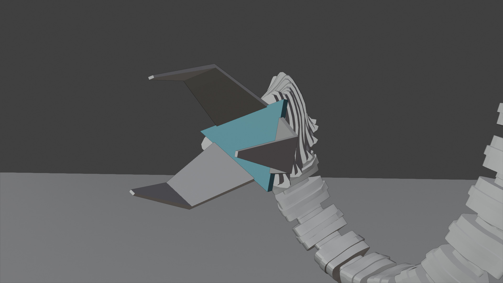 Robotic Arms Man  3D model_10