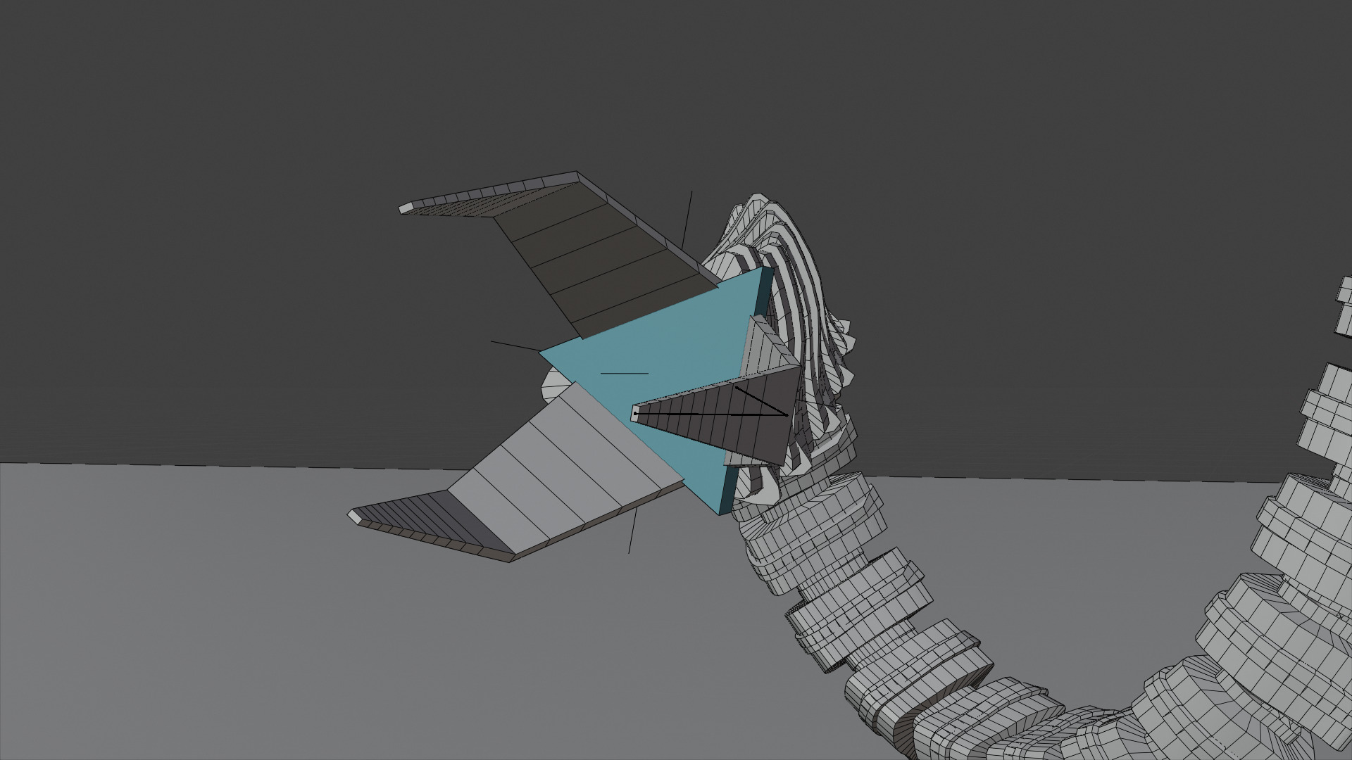 Robotic Arms Man  3D model_16