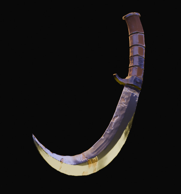 Fighting Knife Pack  Low-poly 3D model_14