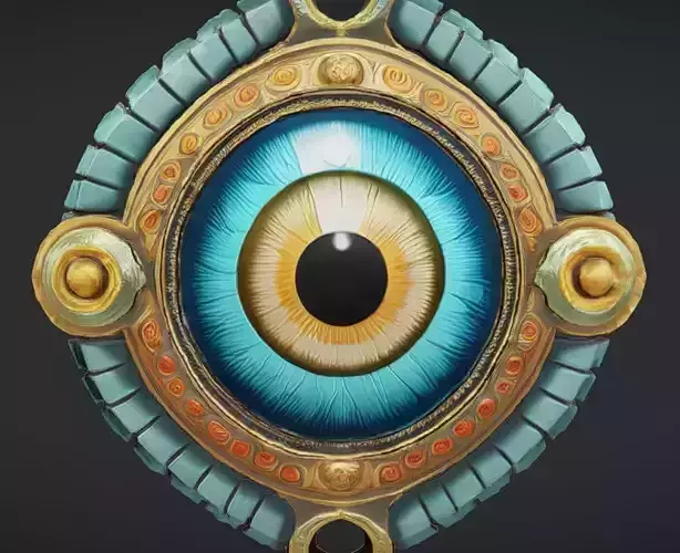 ornate mechanical eye