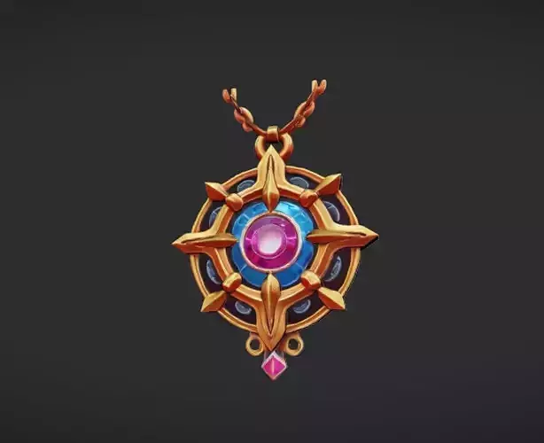 ornate jeweled pendant