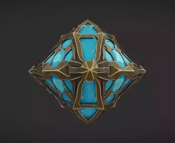 intricate crystal structure