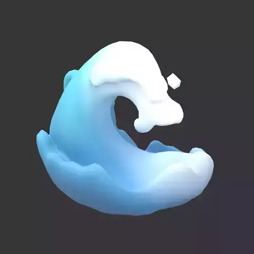 Ocean Wave Icon v1 001