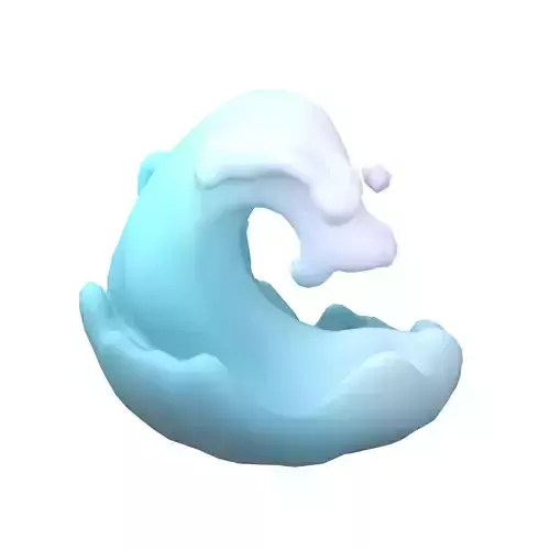 Ocean Wave Icon v1 002