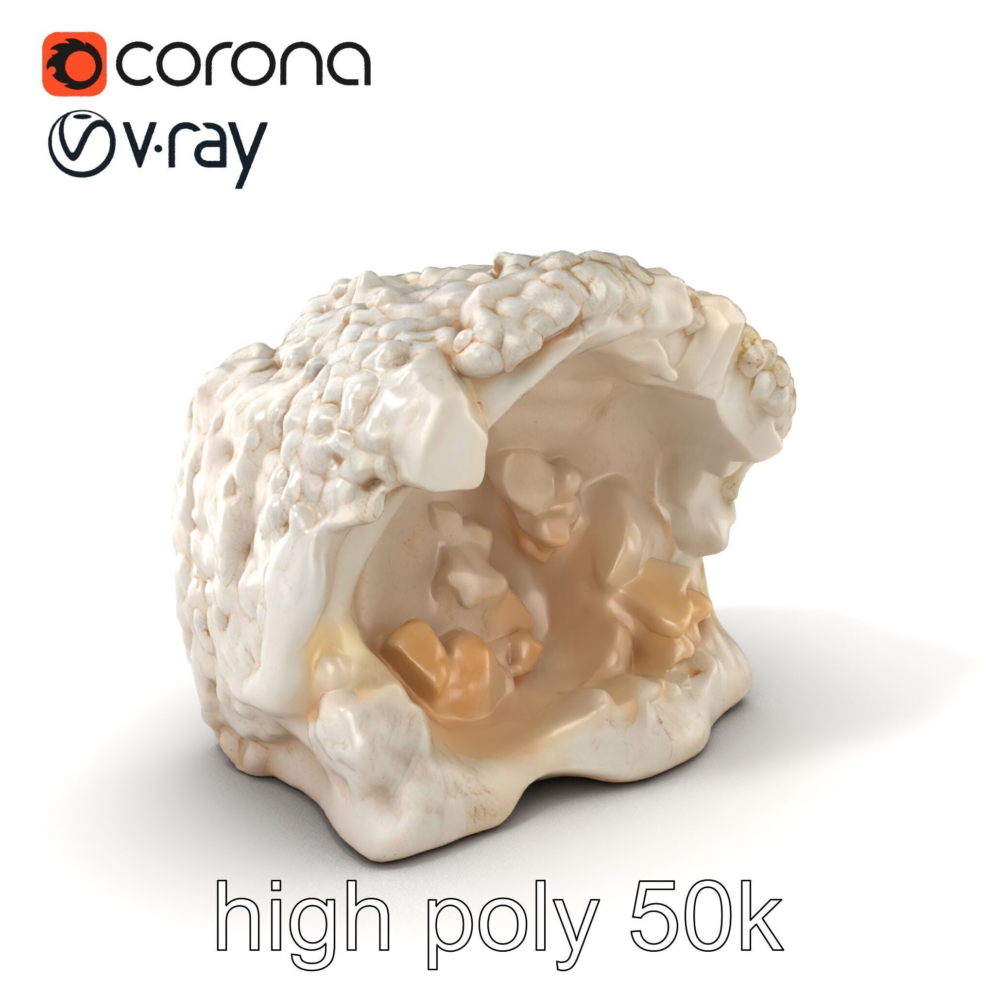 Crystalline Grotto Formation model pack Low-poly 3D model_2