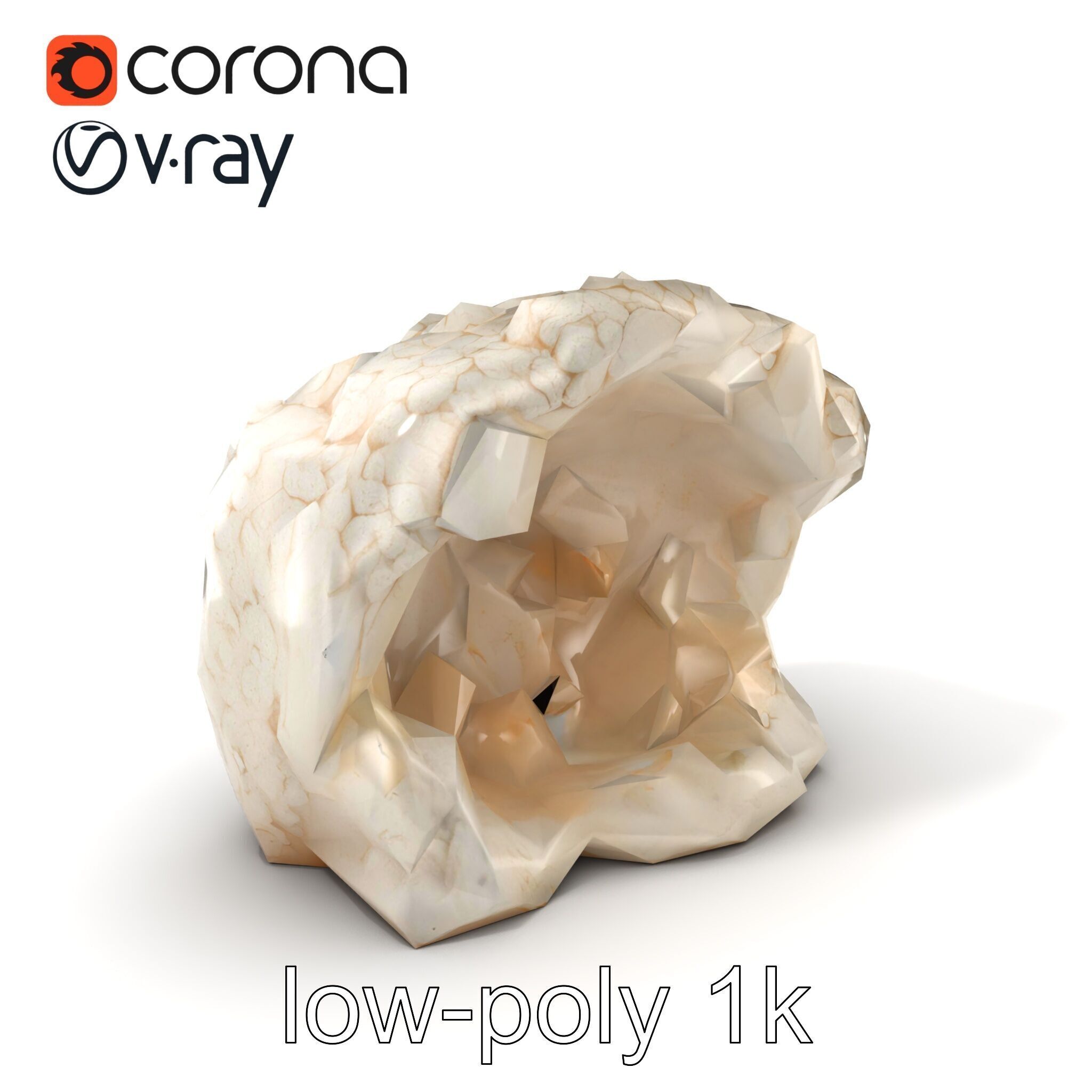 Crystalline Grotto Formation model pack Low-poly 3D model_5