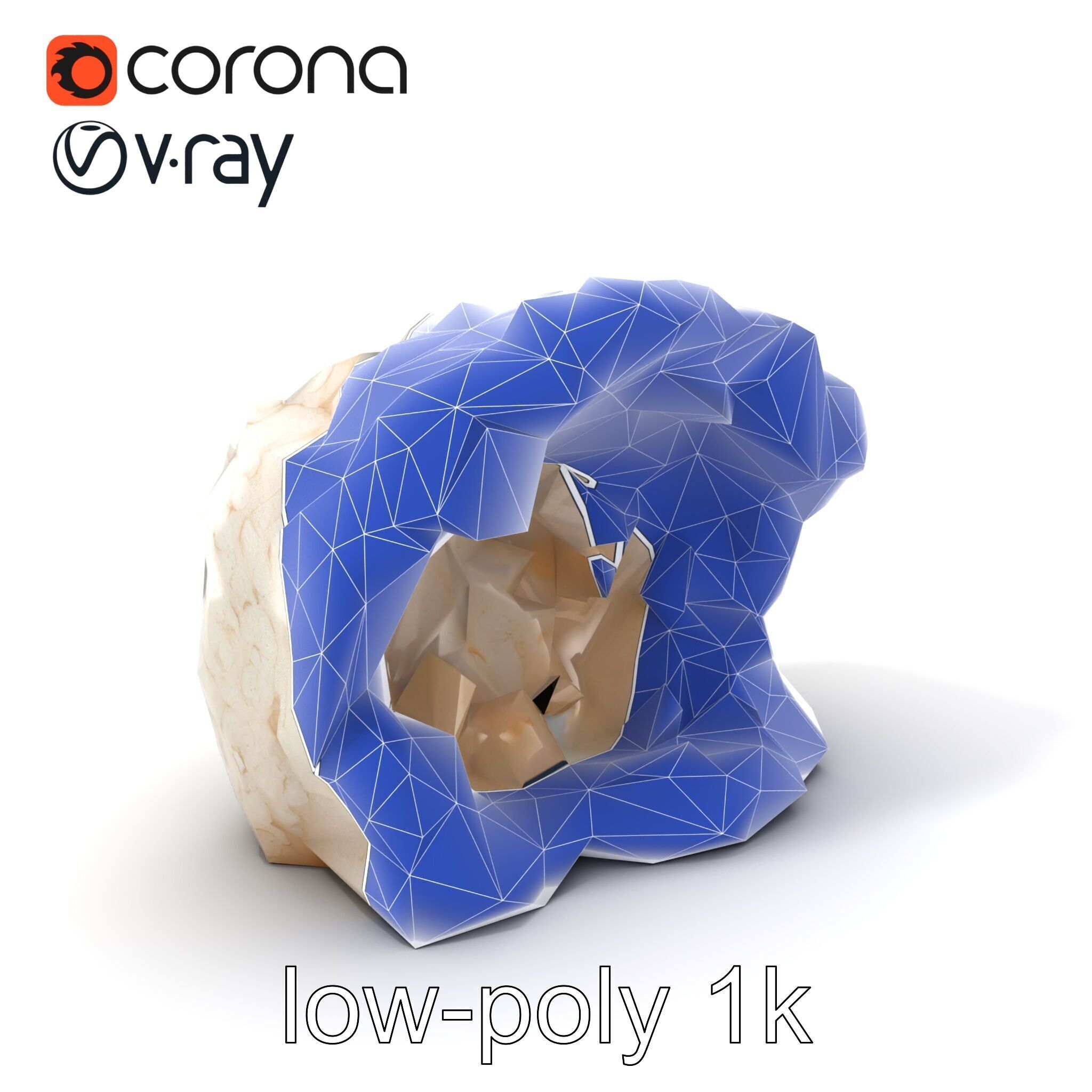 Crystalline Grotto Formation model pack Low-poly 3D model_7