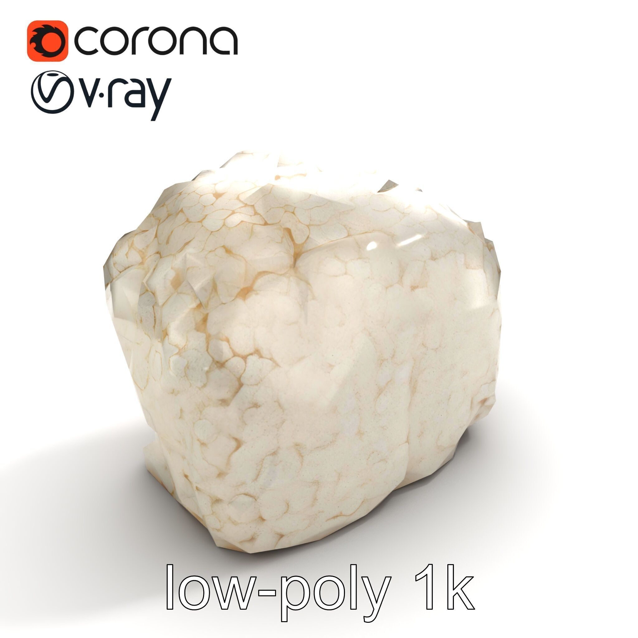 Crystalline Grotto Formation model pack Low-poly 3D model_9