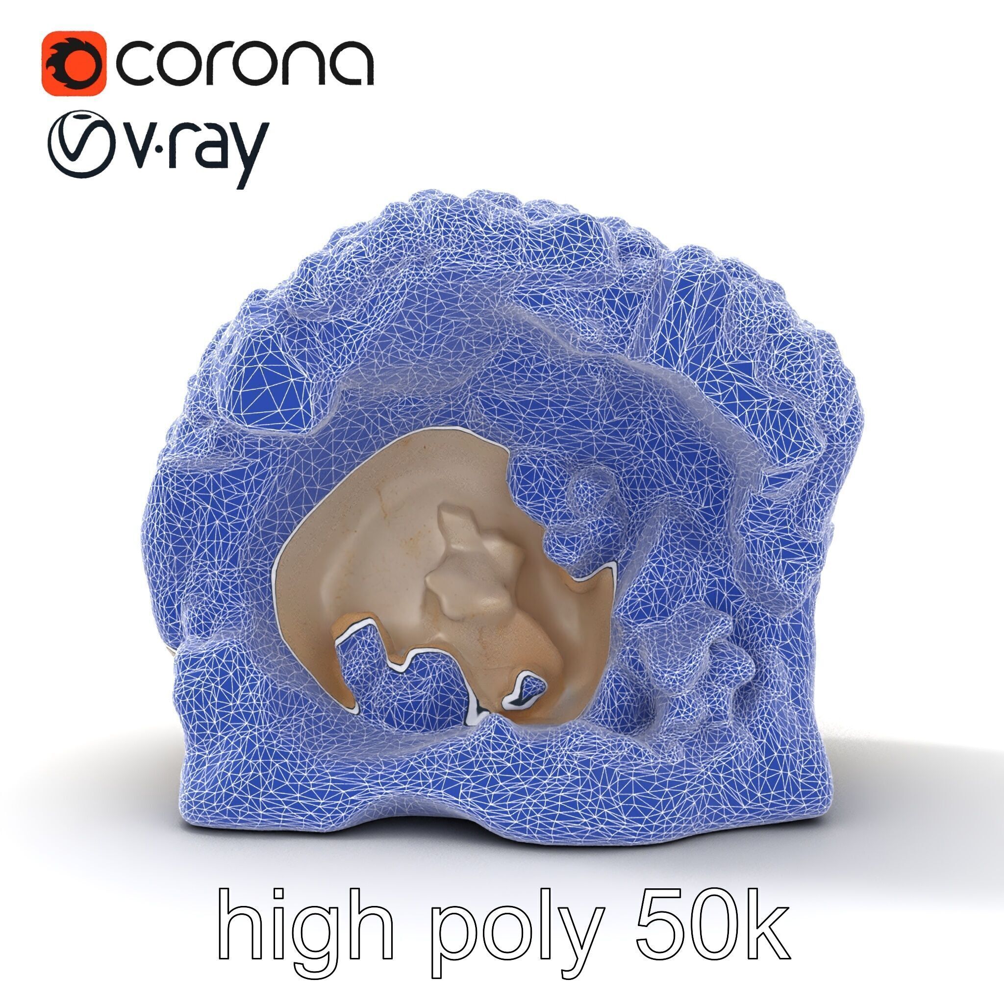 Crystalline Grotto Formation model pack Low-poly 3D model_28