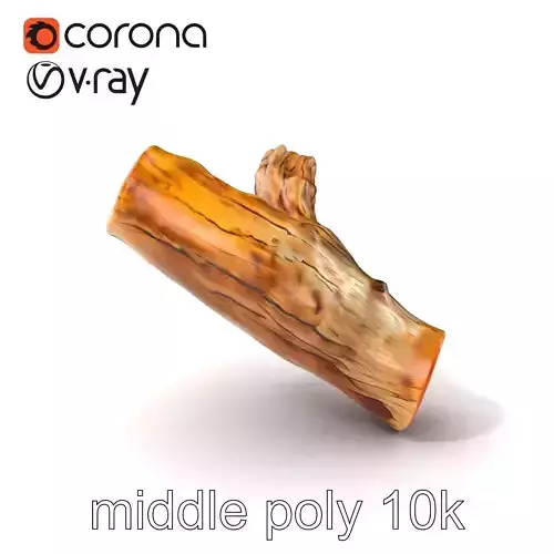 Driftwood Log Realistic Texture model pack