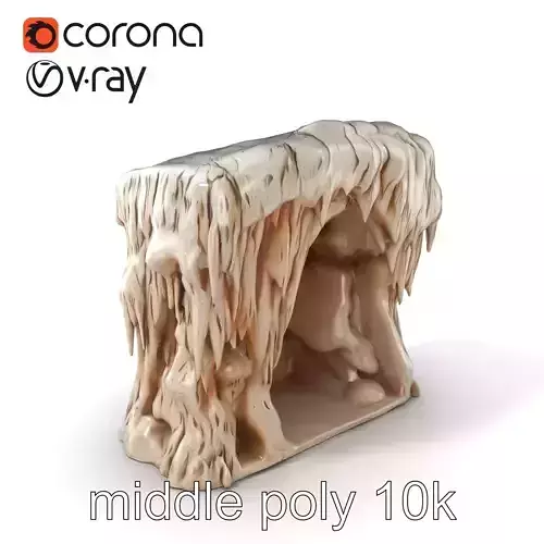 Grotto Stalactite Stone Formation model pack Texture