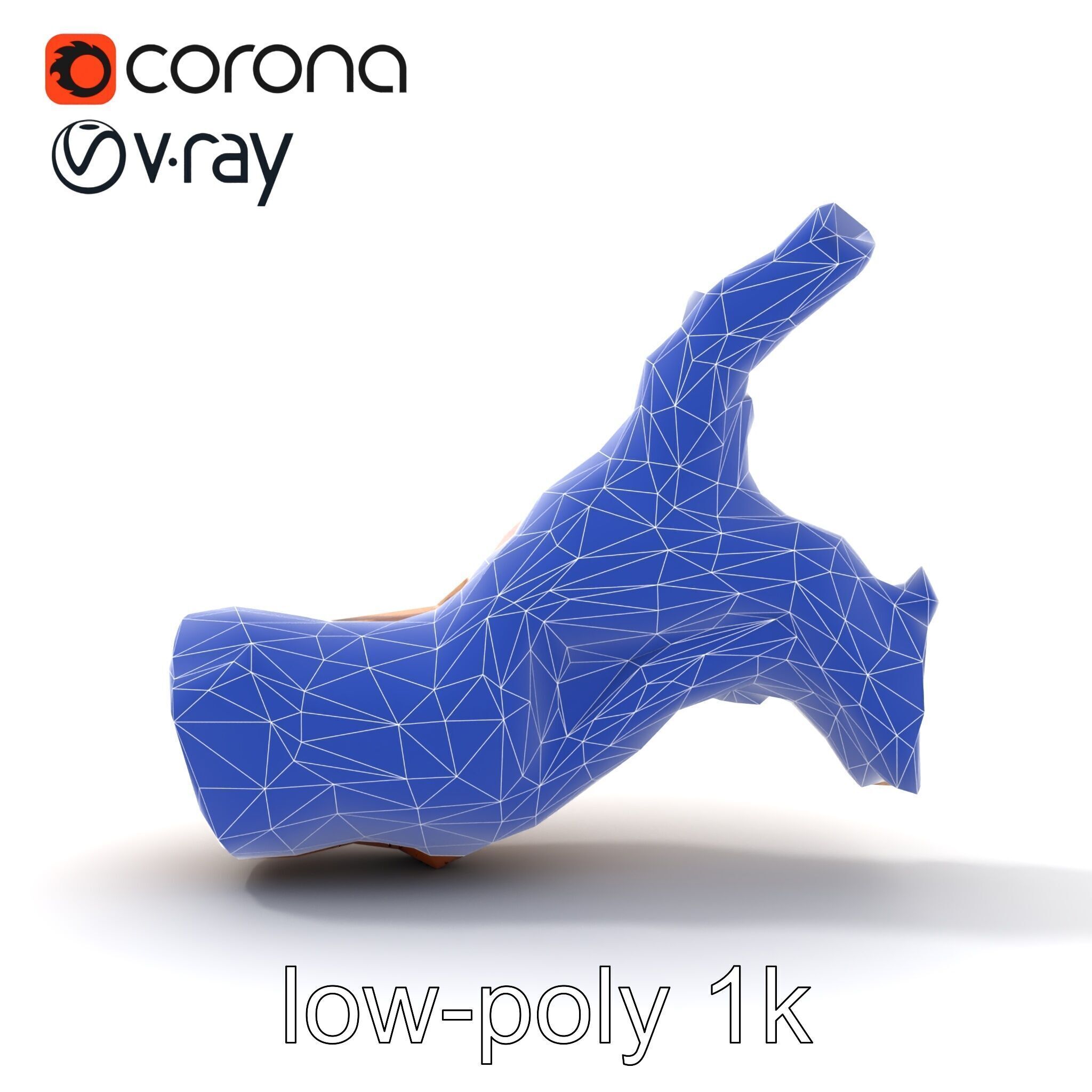 Twisted Driftwood Log Sculpture model pack Low-poly 3D model_13