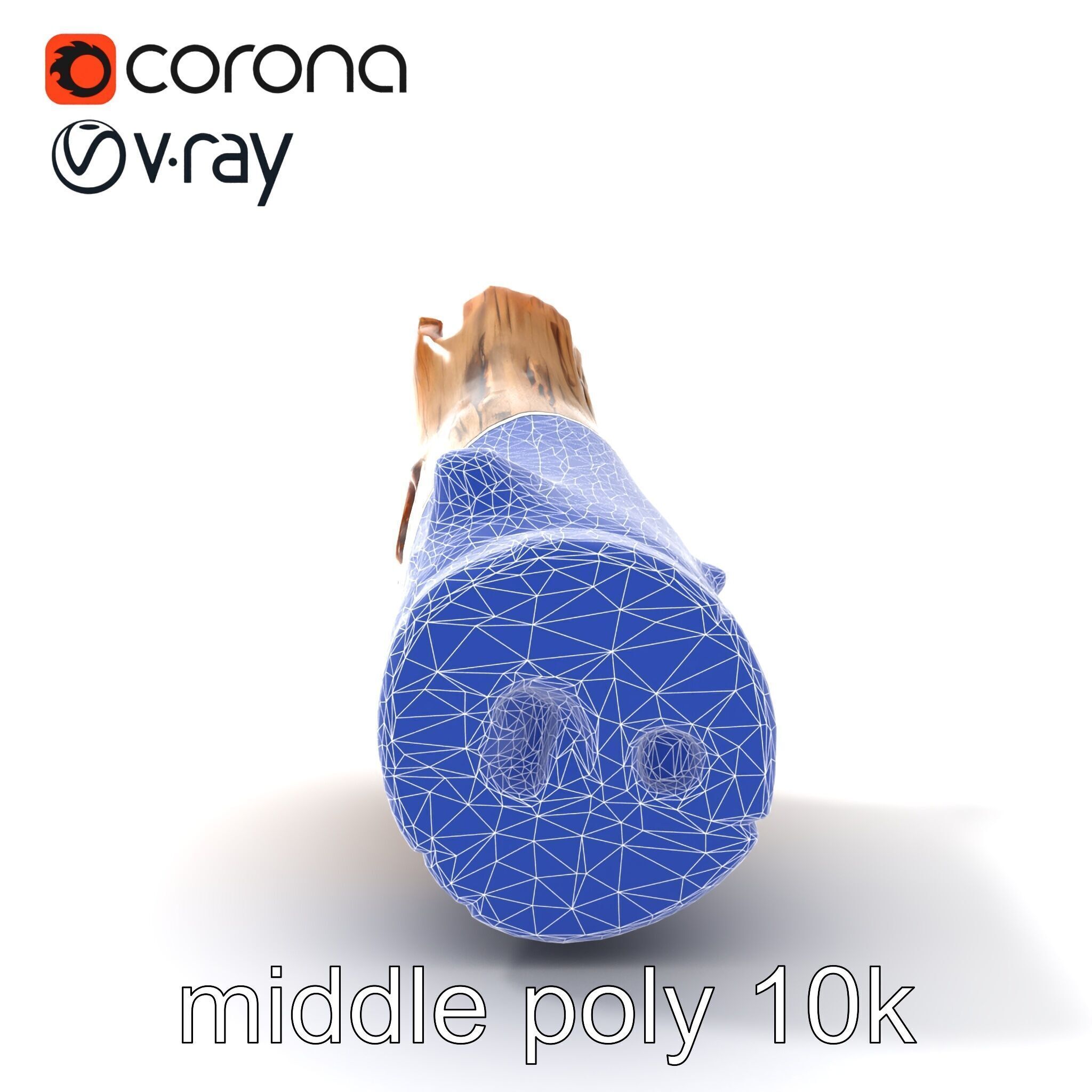 Driftwood Fossil Imprints Log model pack Texture_24