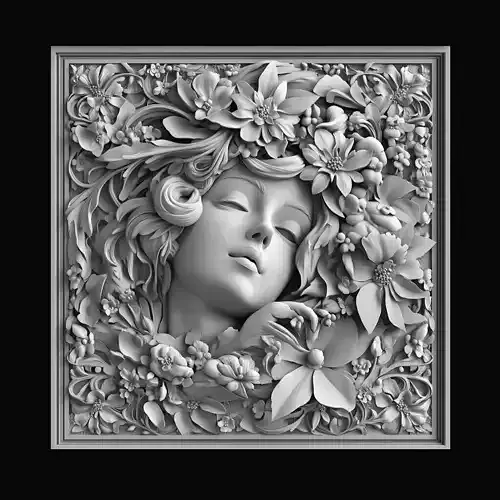 Dream in Bloom Sleeping Beauty in Floral Harmony