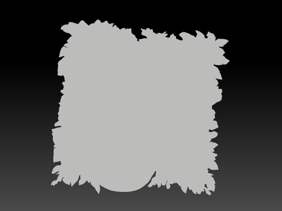 Divine Tranquility Jesus Among Blossoms 3D print model_4