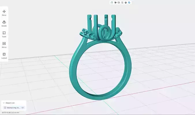 Love Ring for Women 180