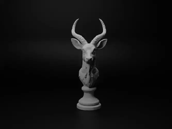 Antelope Animal Bust Chess