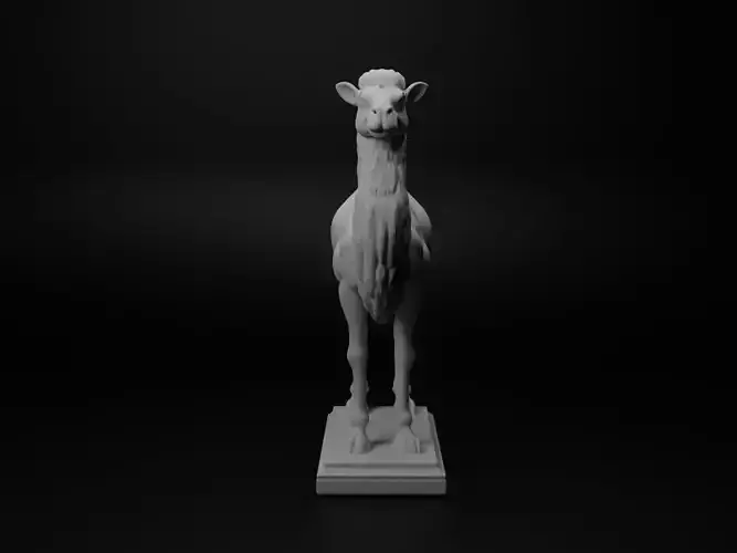 Bactrian Camel Animal Bust Chess