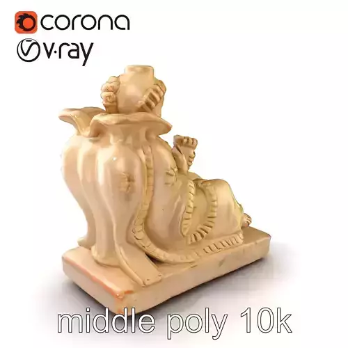 Ancient Statuette Sculpture Art Model Pack