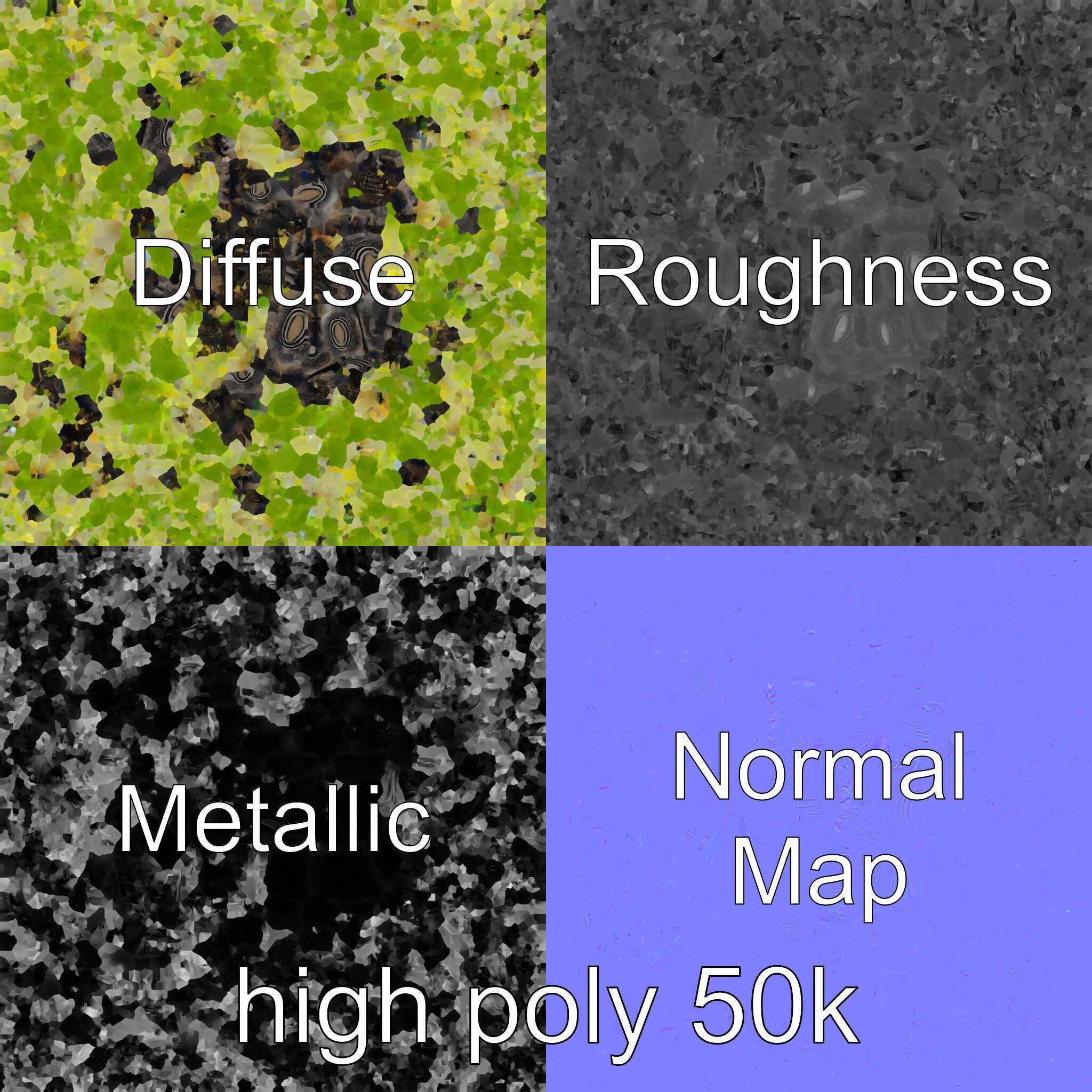 Robust Cucumber Plant Foliage Interaction model pack Low-poly 3D model_7