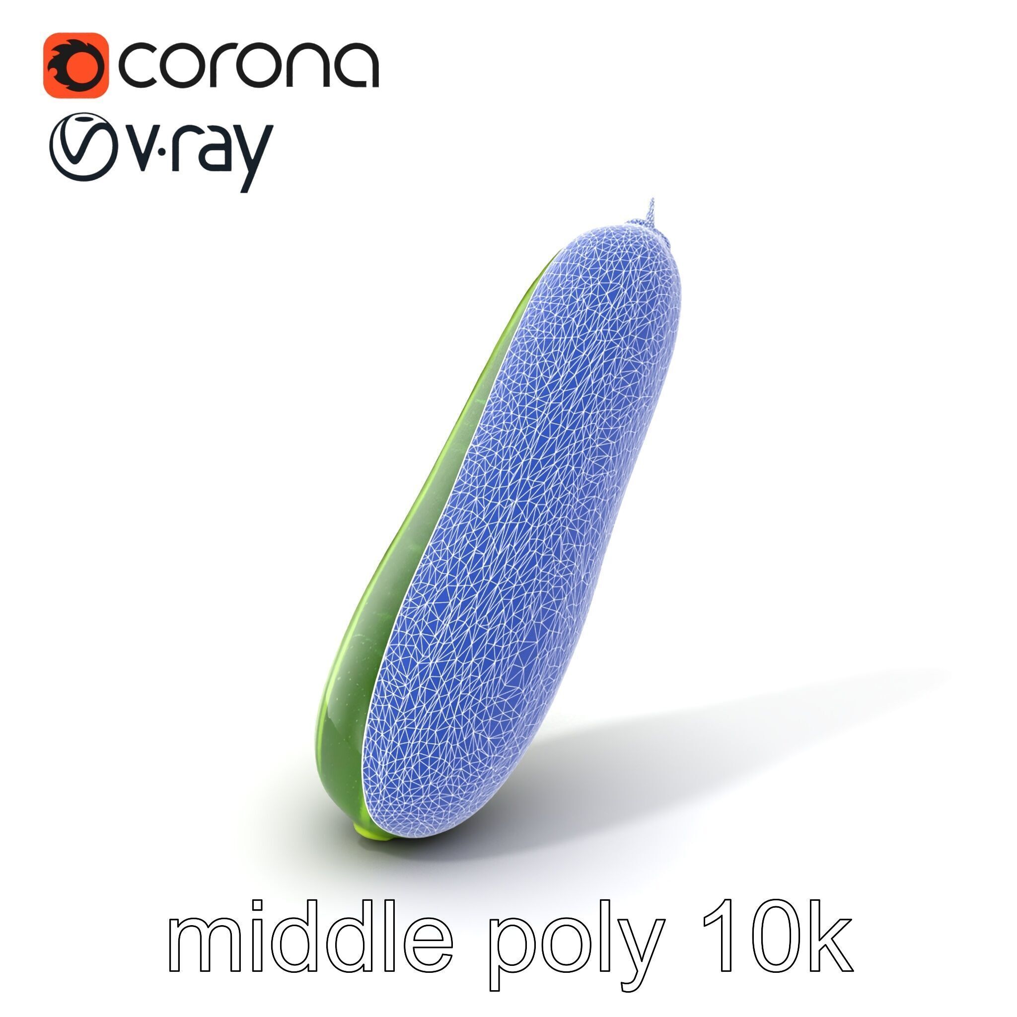 Robust Cucumber Plant Foliage Interaction model pack Low-poly 3D model_12