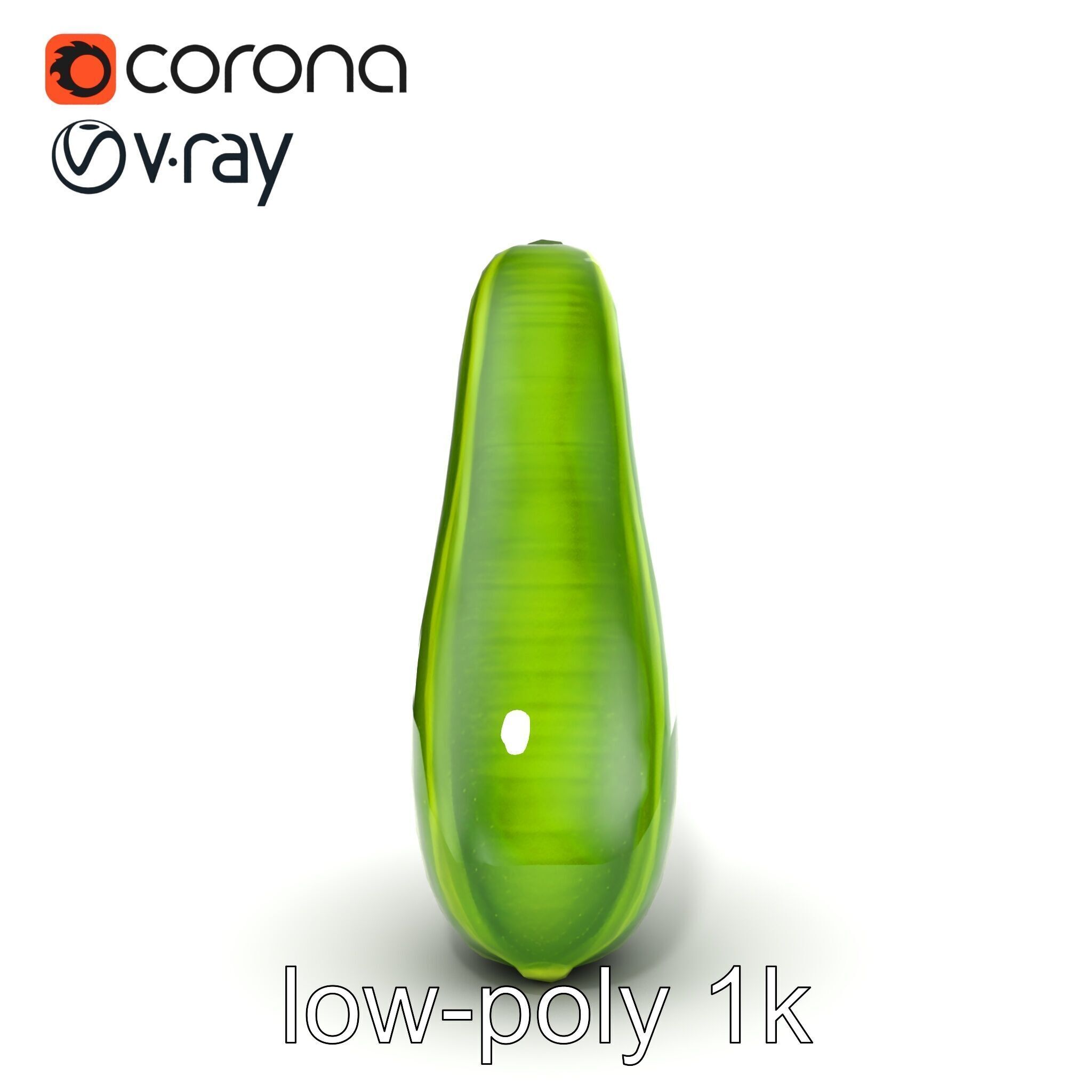 Robust Cucumber Plant Foliage Interaction model pack Low-poly 3D model_35