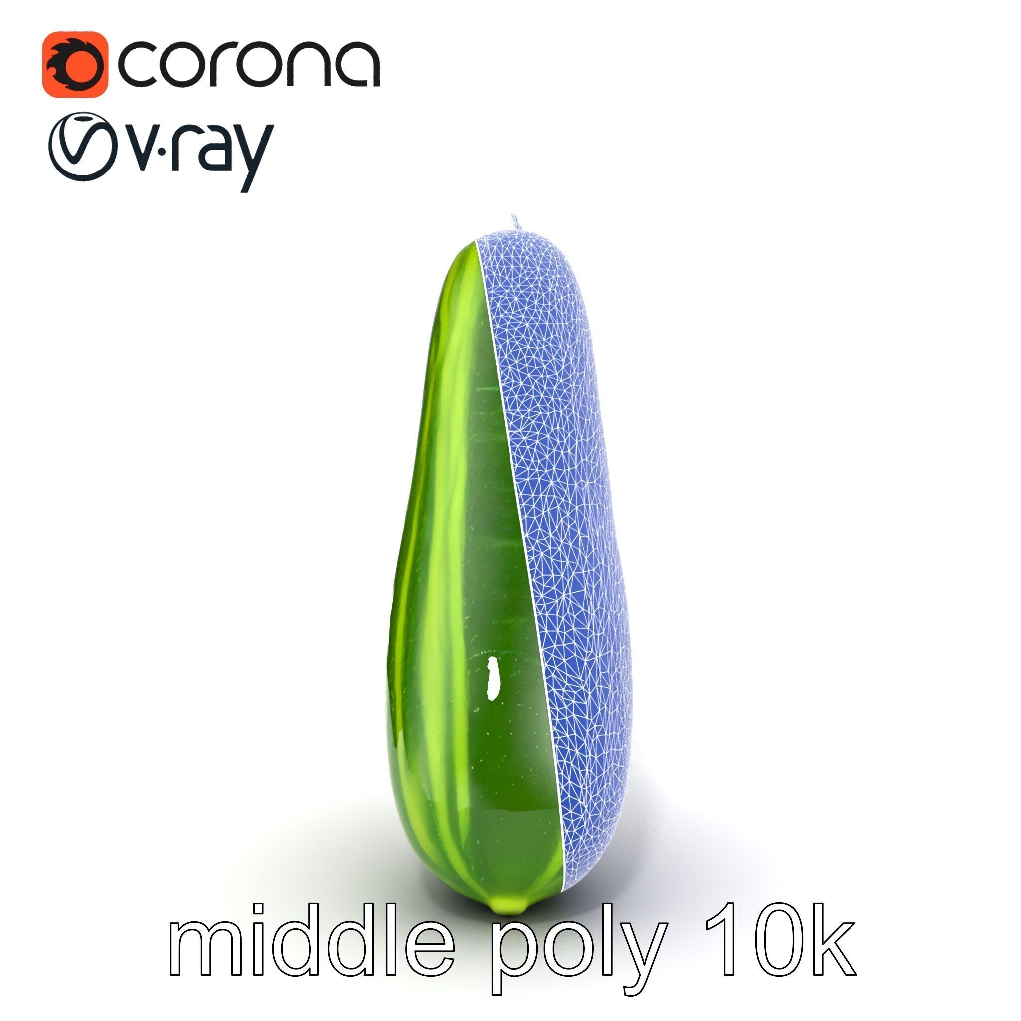 Robust Cucumber Plant Foliage Interaction model pack Low-poly 3D model_34