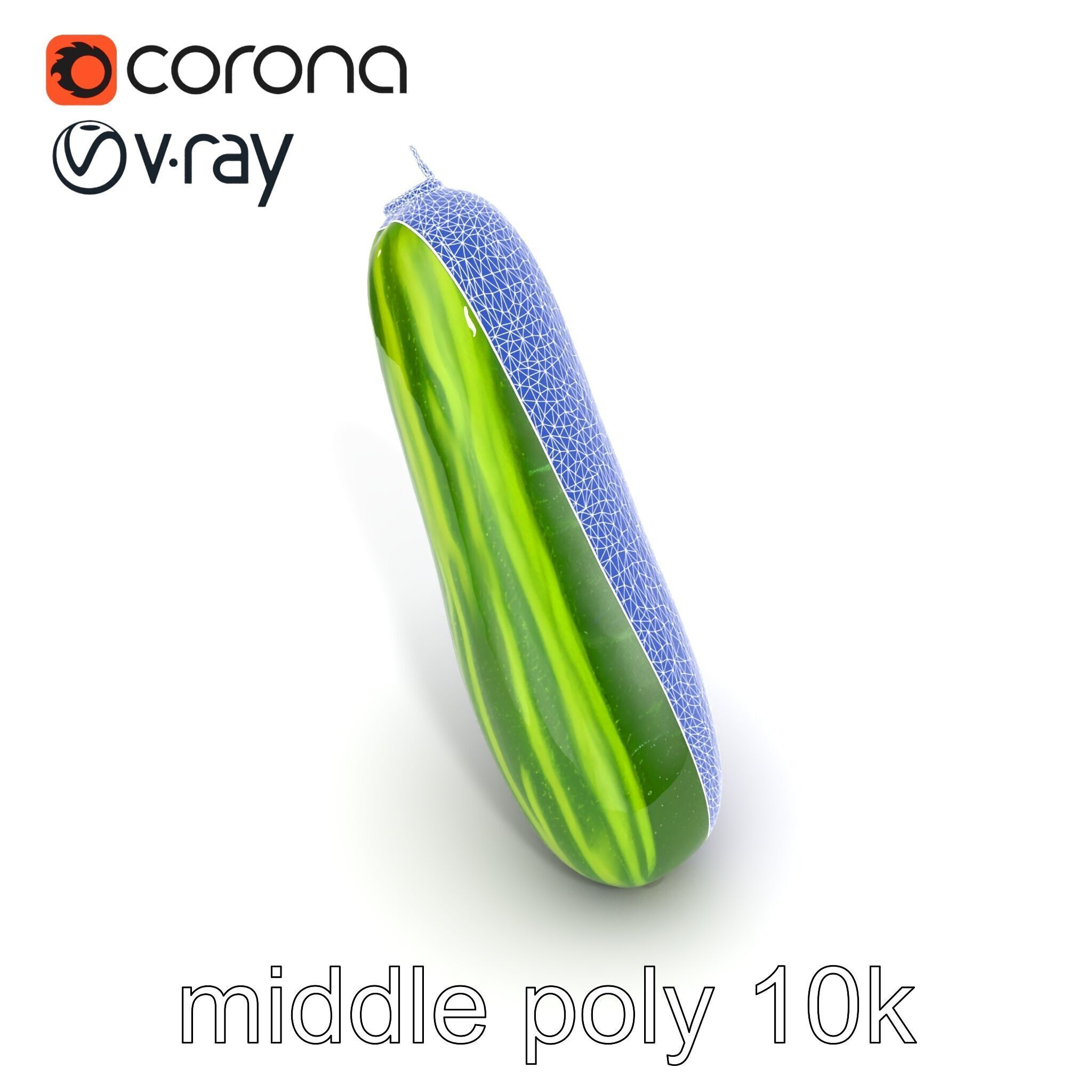 Robust Cucumber Plant Foliage Interaction model pack Low-poly 3D model_38