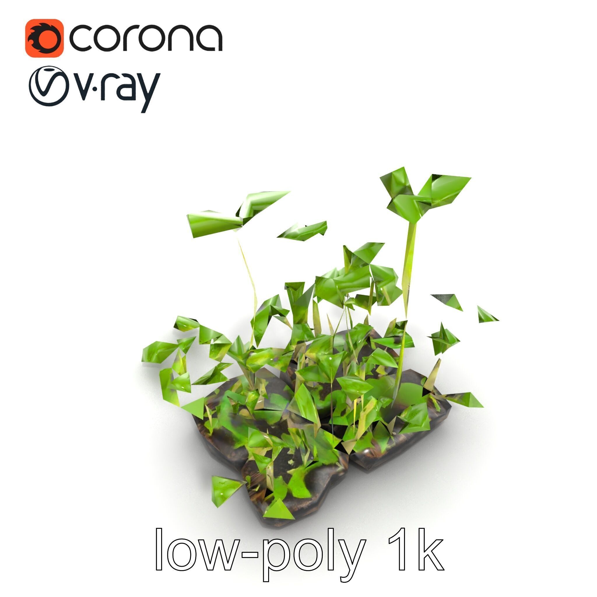 Robust Cucumber Plant Foliage Interaction model pack Low-poly 3D model_47