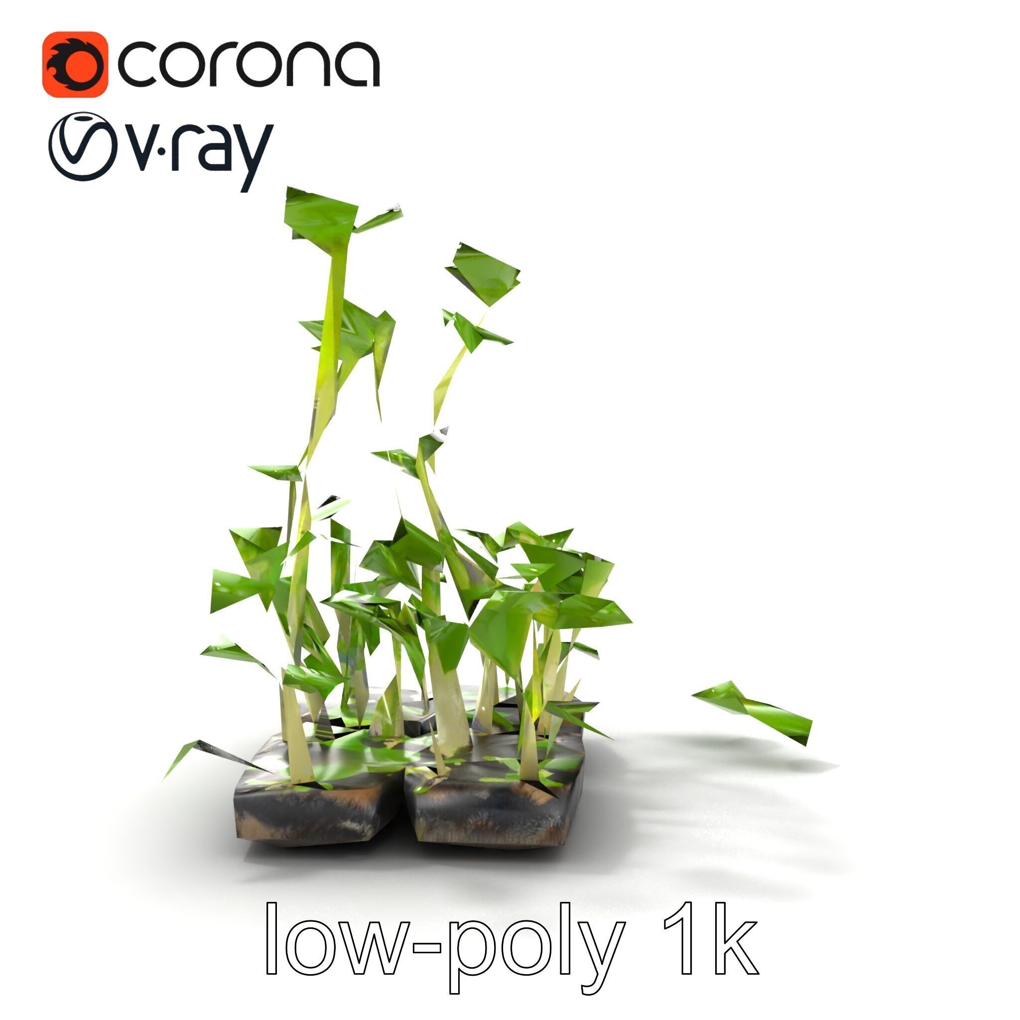 Robust Cucumber Plant Foliage Interaction model pack Low-poly 3D model_46