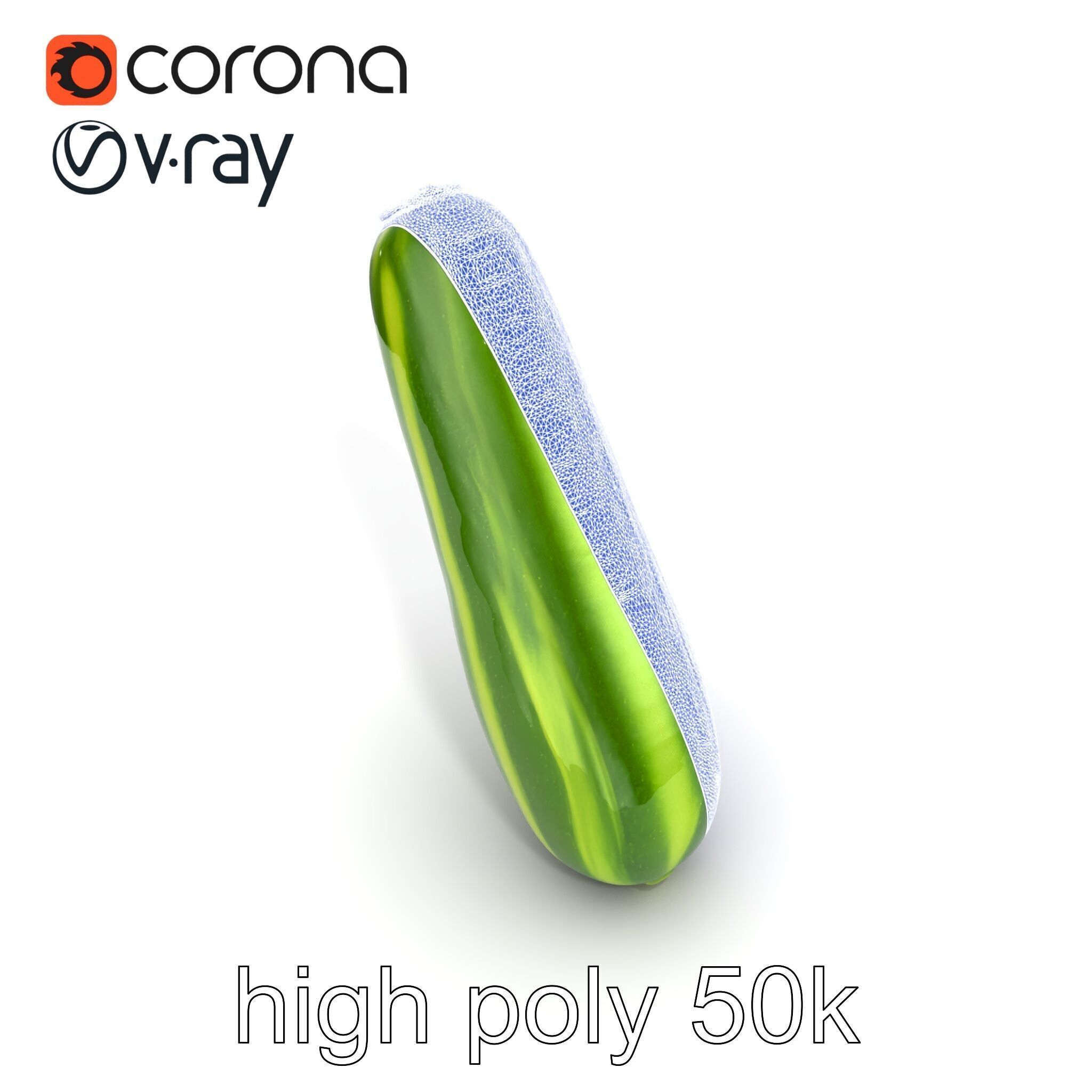 Robust Cucumber Plant Foliage Interaction model pack Low-poly 3D model_43