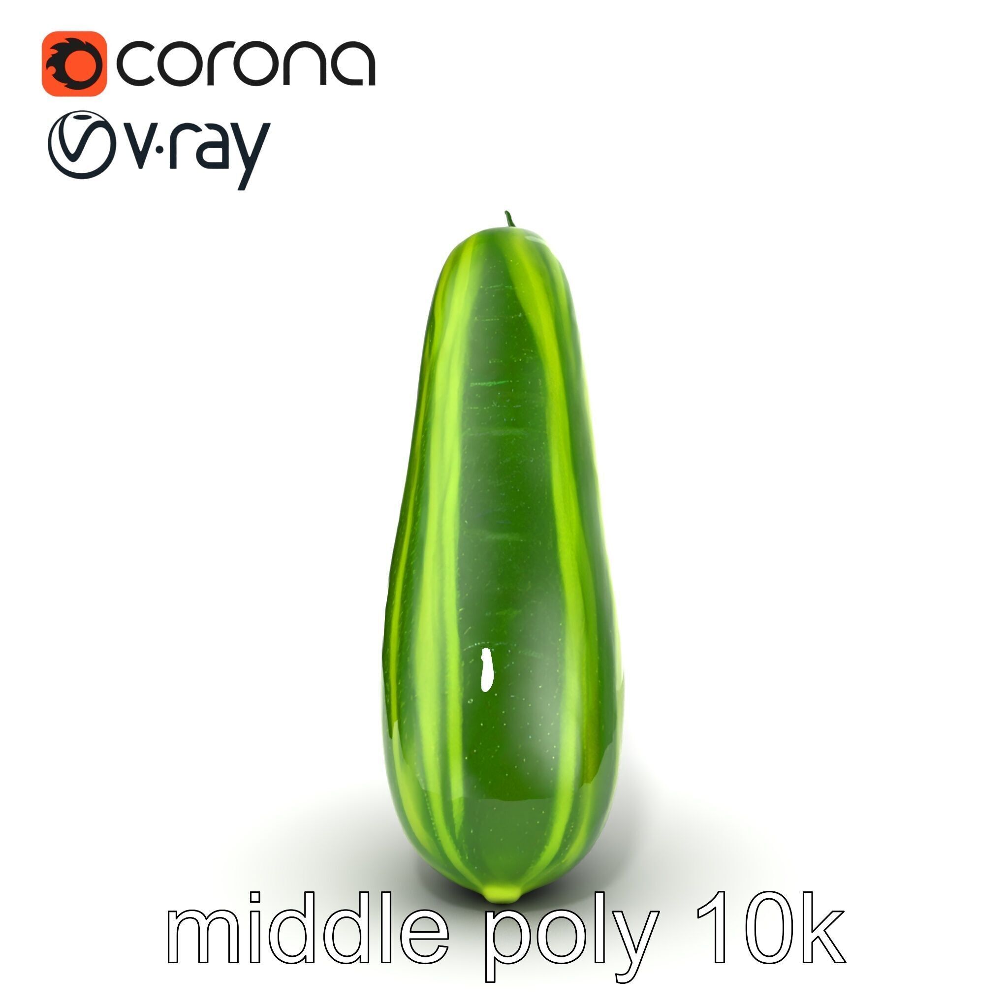 Robust Cucumber Plant Foliage Interaction model pack Low-poly 3D model_31