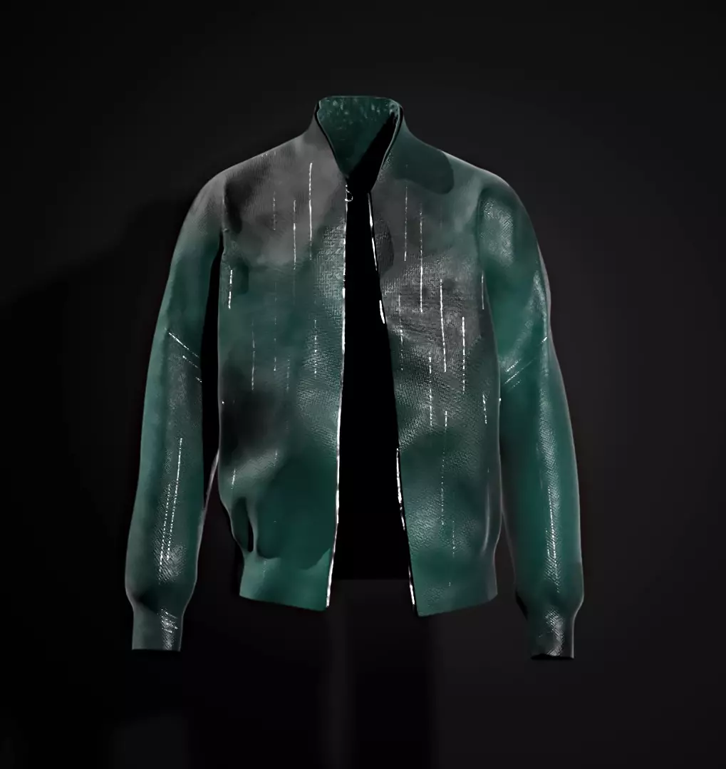 3d Jacket cloth effect 3D model_0