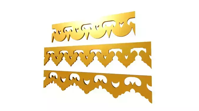 Gold Carving 11 3D model