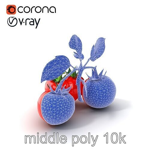 Realistic Carrot Vegetable Model Pack Low-poly 3D model 6