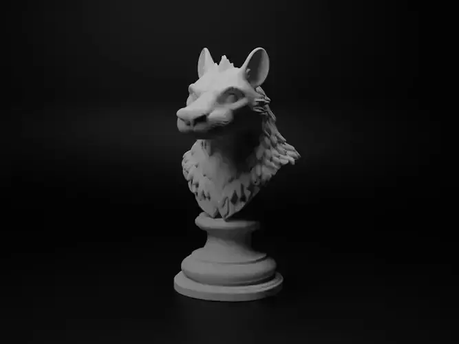Binturong Animal Bust Chess