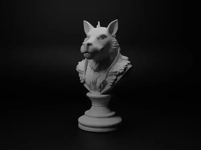 Binturong Animal Bust Chess