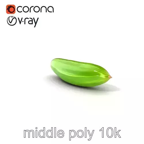 Realistic Green Cucumber model pack