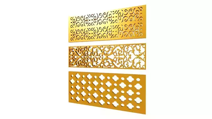 Gold Carving 14 3D model