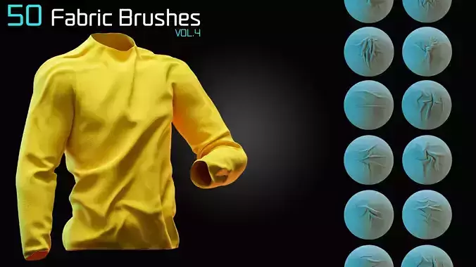 50 Fabric Brushes Vol 4