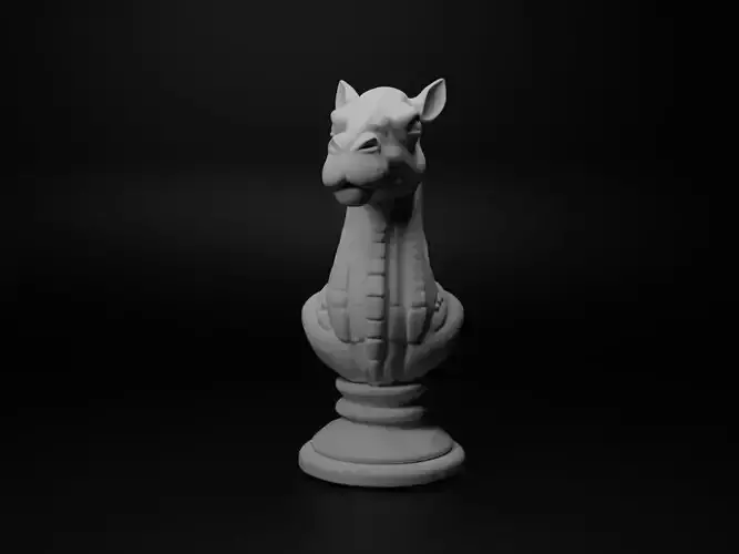 Camel Animal Bust Chess