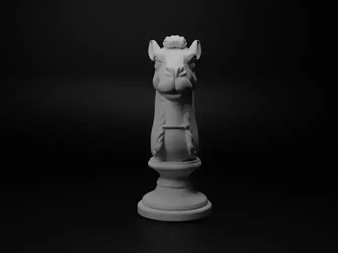 Camel Animal Bust Chess
