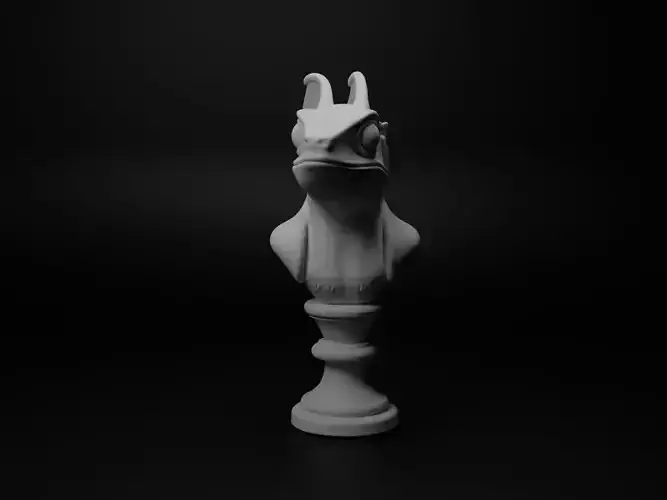 Chameleon Animal Bust Chess