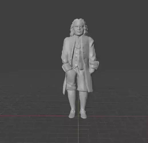 Johann Sebastian Bach 3D print model